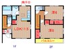 東葉高速鉄道/八千代緑が丘駅 徒歩12分 1-2階 築11年 2LDKの間取り