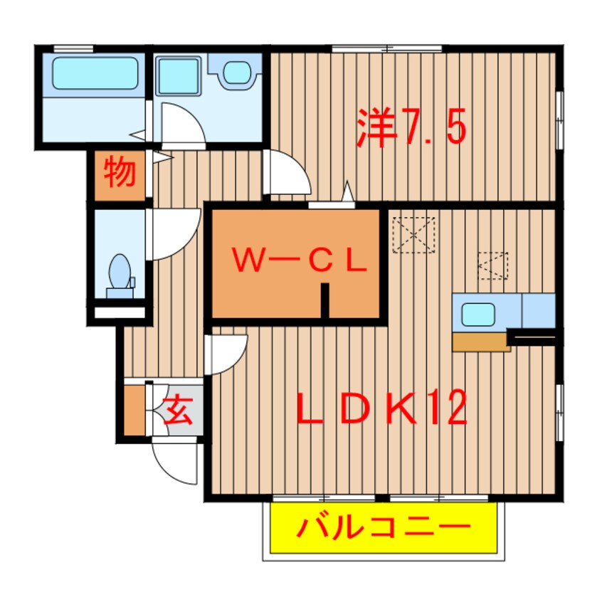 間取図 東葉高速鉄道/八千代緑が丘駅 徒歩13分 1階 築12年