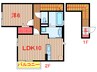 東葉高速鉄道/船橋日大前駅 徒歩6分 2階 築12年 1LDKの間取り