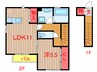 東葉高速鉄道/船橋日大前駅 徒歩6分 2階 築11年 1LDKの間取り