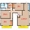 東葉高速鉄道/北習志野駅 徒歩2分 2階 築20年 3LDK+Sの間取り