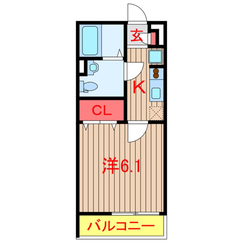 間取図 リブリ・薬園台