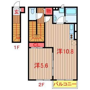 間取図 東葉高速鉄道/北習志野駅 徒歩1分 2階 築10年