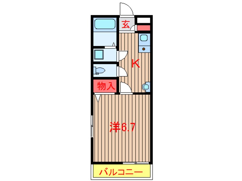 間取図 新京成電鉄新京成線/薬園台駅 徒歩3分 1階 築10年