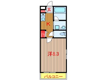 間取図 京成松戸線/薬園台駅 徒歩3分 3階 築11年