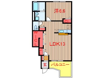 間取図 京成松戸線/滝不動駅 徒歩6分 1階 築10年