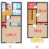 東葉高速鉄道/船橋日大前駅 徒歩6分 1-2階 築17年 2LDKの間取り