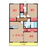 京成松戸線/薬園台駅 徒歩9分 2階 築9年 3LDKの間取り
