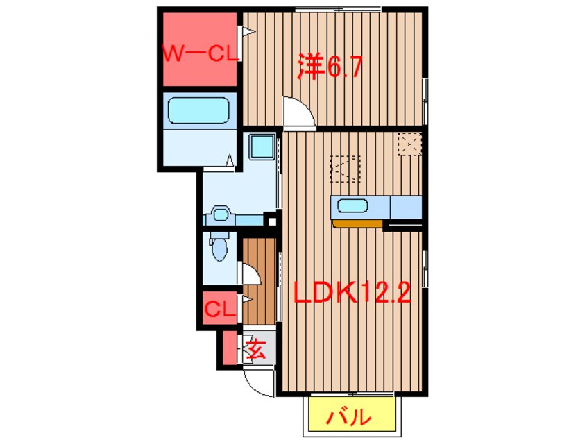 間取図 東葉高速鉄道/八千代緑が丘駅 徒歩12分 1階 築9年