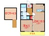 シーブリーズ 1LDKの間取り