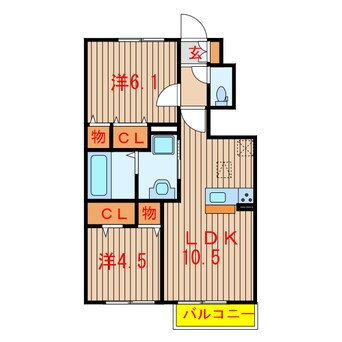 間取図 東葉高速鉄道/八千代緑が丘駅 徒歩21分 1階 築7年