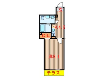 間取図 東葉高速鉄道/北習志野駅 徒歩12分 1階 築7年