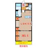 ＲｅｇａｒｏⅢ 1LDKの間取り