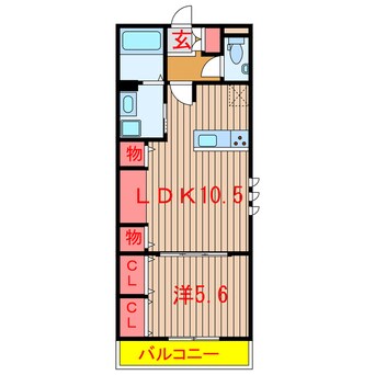 間取図 京成松戸線/薬園台駅 徒歩5分 1階 築8年