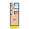 サンライズ北習志野Ⅲの間取図