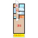 サンライズ北習志野Ⅲの間取図