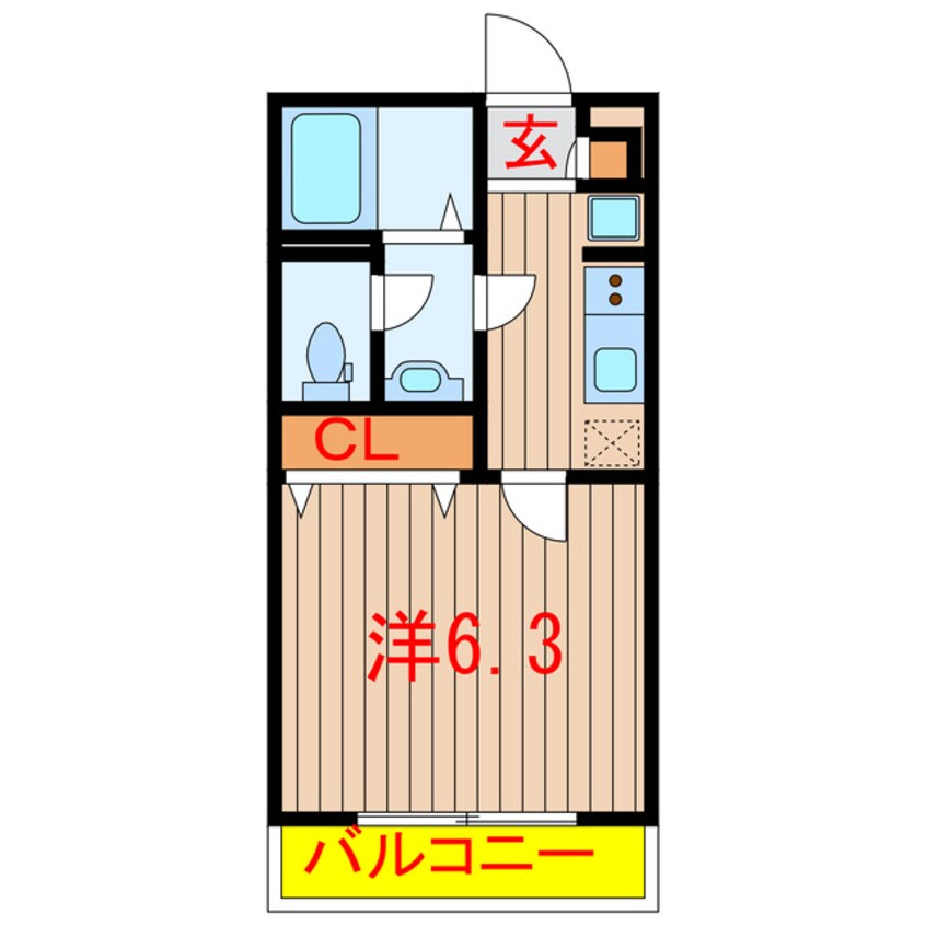 間取図 新京成電鉄新京成線/薬園台駅 徒歩5分 1階 築6年