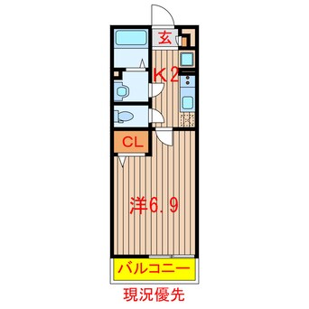 間取図 東葉高速鉄道/船橋日大前駅 徒歩9分 1階 築5年