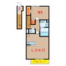 京成松戸線/習志野駅 徒歩3分 2階 築6年 1LDKの間取り