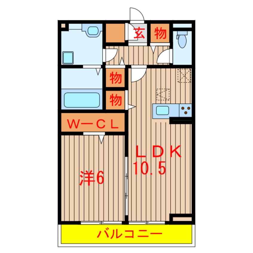 間取図 コーポラス芝山