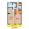 京成松戸線/鎌ケ谷大仏駅 徒歩5分 3階 築6年 1LDKの間取り