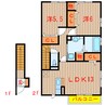 東葉高速鉄道/八千代緑が丘駅 徒歩10分 1階 築8年 2LDKの間取り