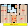 東葉高速鉄道/船橋日大前駅 徒歩22分 4階 築55年 3DKの間取り