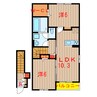 サングレース 2LDKの間取り