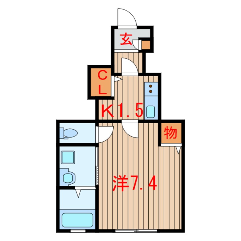 間取図 新京成電鉄新京成線/薬園台駅 徒歩14分 1階 築4年