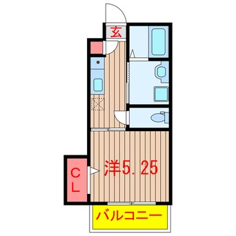 間取図 東葉高速鉄道/船橋日大前駅 徒歩10分 1階 築8年