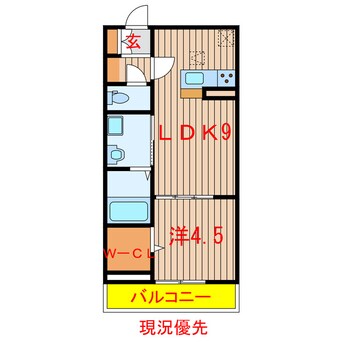 間取図 東葉高速鉄道/飯山満駅 徒歩2分 1階 築3年