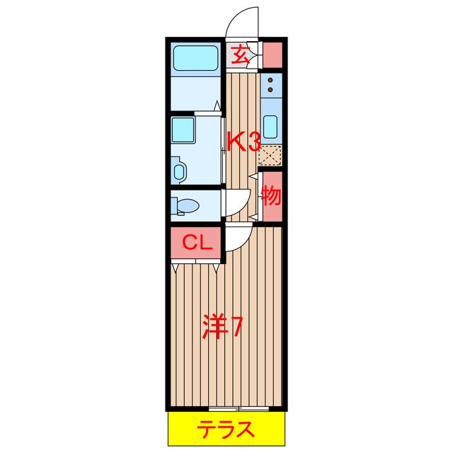 間取り図 Mi casa Bella