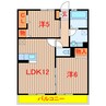 京成松戸線/習志野駅 徒歩27分 1階 築7年 2LDKの間取り