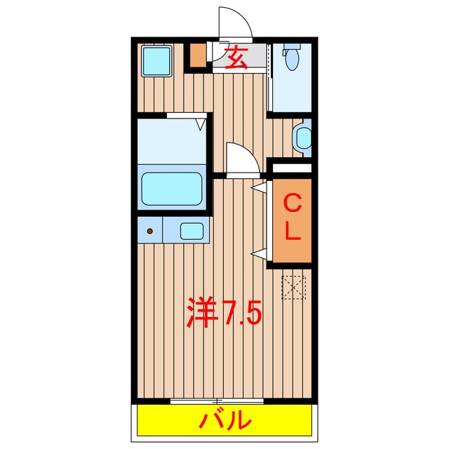 間取り図 京成松戸線/高根木戸駅 徒歩4分 2階 築5年