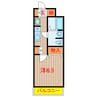 東葉高速鉄道/船橋日大前駅 徒歩2分 3階 築浅 1Rの間取り
