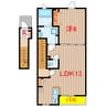 京成松戸線/習志野駅 徒歩21分 2階 築浅 1LDKの間取り