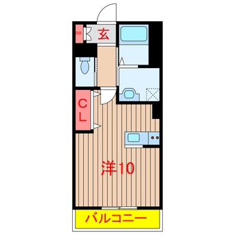 間取図 クオーレ薬円台Ⅲ