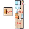 東葉高速鉄道/船橋日大前駅 徒歩8分 1階 1年未満 1Kの間取り