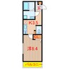 東葉高速鉄道/船橋日大前駅 徒歩8分 2階 1年未満 1Kの間取り