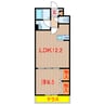 京成松戸線/鎌ケ谷大仏駅 徒歩4分 2階 1年未満 1LDKの間取り