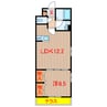 京成松戸線/鎌ケ谷大仏駅 徒歩4分 2階 1年未満 1LDKの間取り