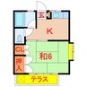 京成松戸線/高根公団駅 徒歩14分 1階 築38年 1Kの間取り