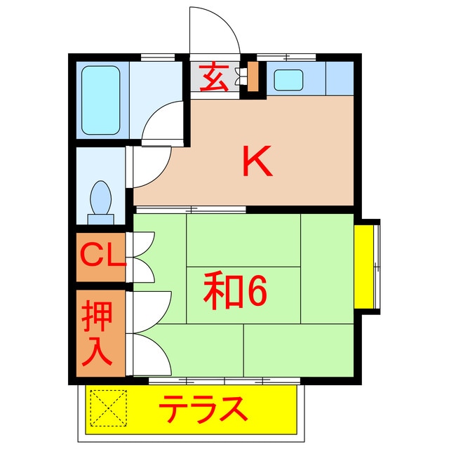 間取り図 高根公団ハイツ