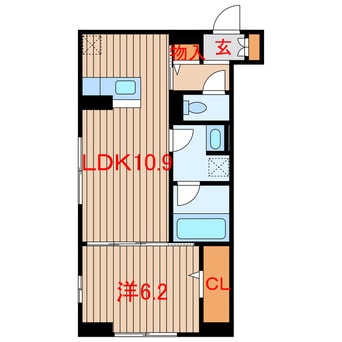 間取図 ディーグラース　