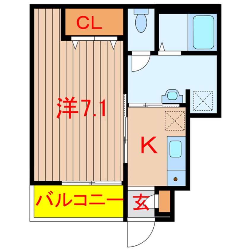 間取図 クラシオ北習志野