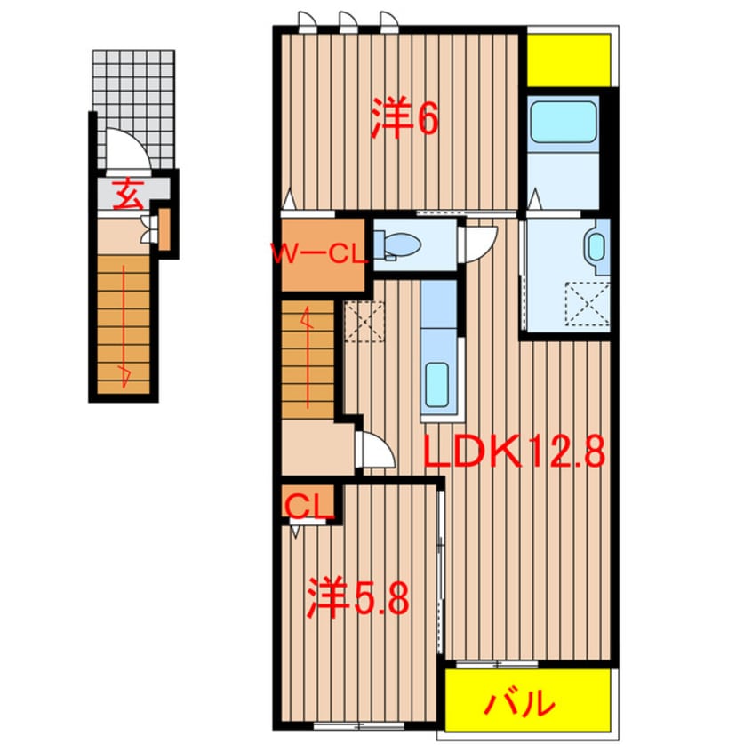 間取図 オリーブ テラス