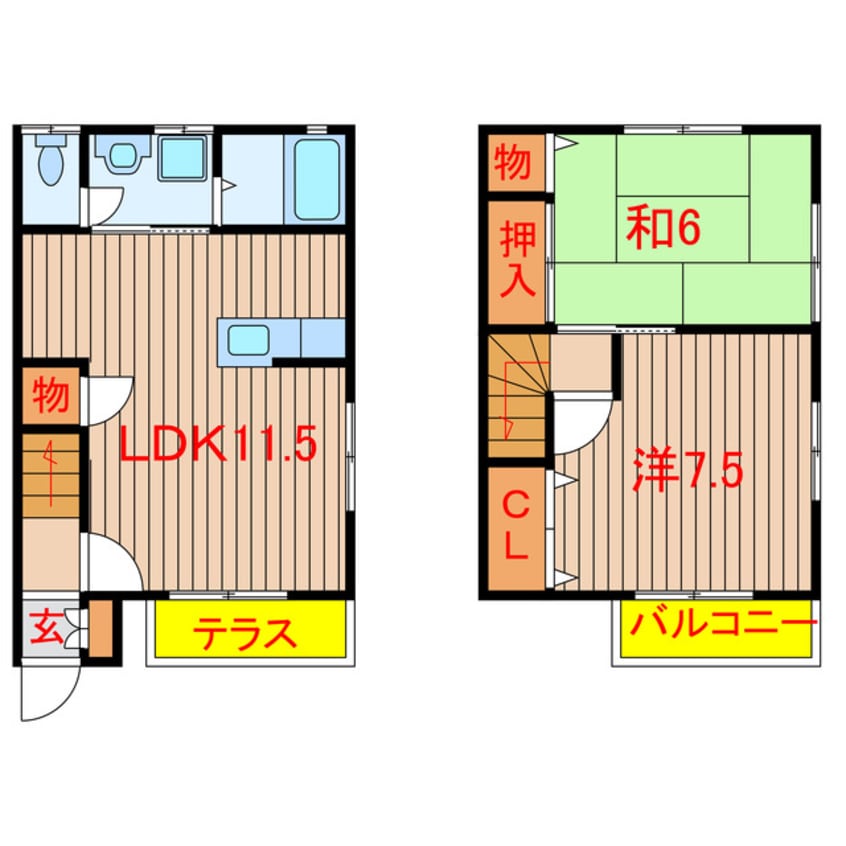 間取図 ハイムO・K