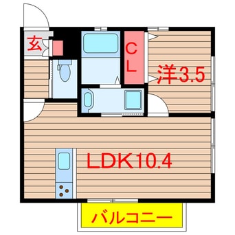 間取図 ラディアント新高根
