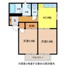 バリュージュ富の原 2Kの間取り