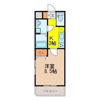 間取図 ルネス・ディアコート